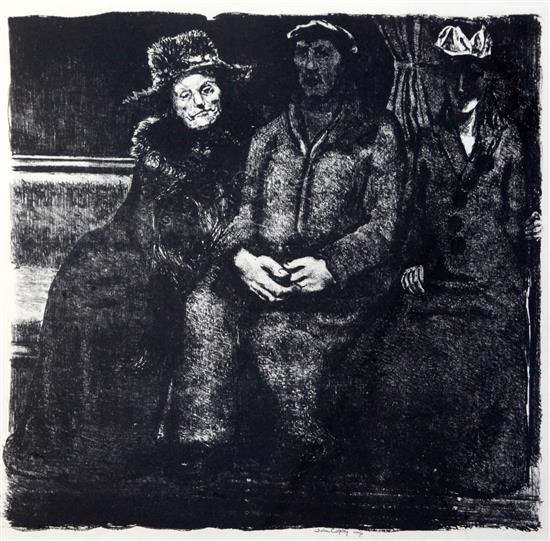 John Copley (1875-1950) Travellers & Nemi, A Priest of the Sacred Grove 13 x 13in & 23 x 18in.